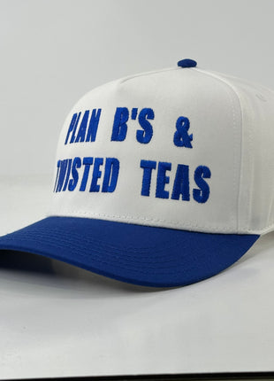 Plan B’s & Twisted Teas Blue Snapback Cap Hat Custom Embroidered