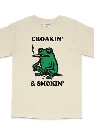Croakin' And Smokin' Custom Printed T-Shirt