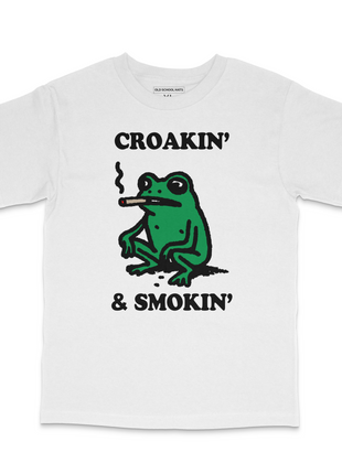 Croakin' And Smokin' Custom Printed T-Shirt