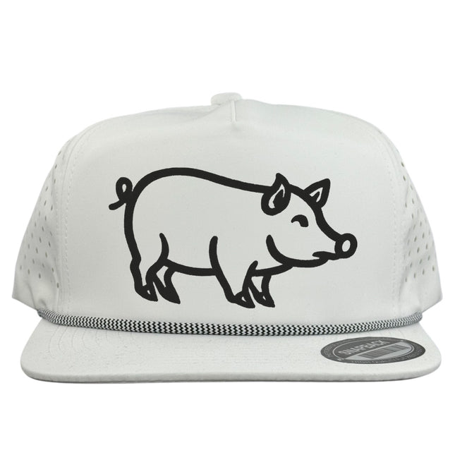 Pig Tucker SnapBack Custom Embroidered￼ ￼