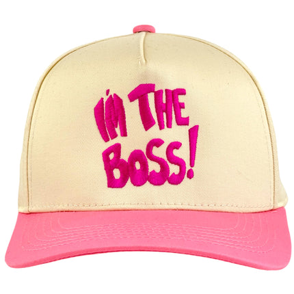 IM THE BOSS HAT CUSTOM EMBROIDERY