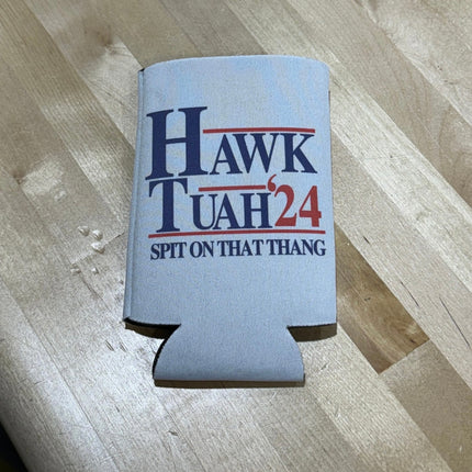 Hawk Tuah Spit on that thang 24 Can Koozie custom print