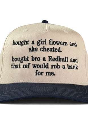 Bought a girl flowers embroidered trucker hat