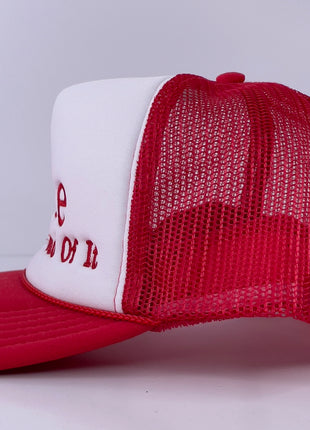 I Snort Coke And I’m Proud Of It Custom Embroidered Mesh Trucker rope snapback