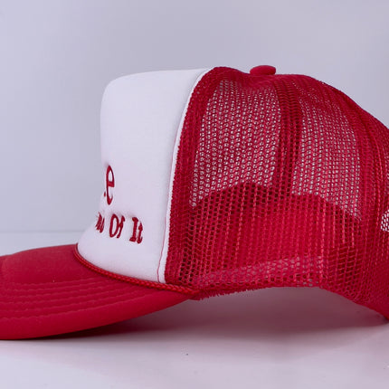 I Snort Coke And I’m Proud Of It Custom Embroidered Mesh Trucker rope snapback