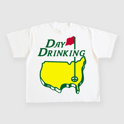 DAY DRINKING CUSTOM PRINTED T-SHIRT