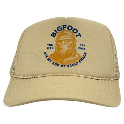 BIGFOOT ATE MY ASS AT RADIO SHACK Hat Potent Frog Official Merch