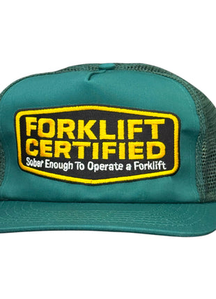 Forklift Certified Hat Custom Embroidered