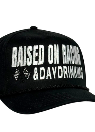 Raised on Racing & Daydrinking Hat Trucker Adjustable Cap