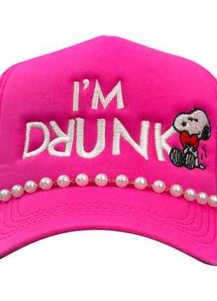 IM DRUNK HAT Custom Embroidered