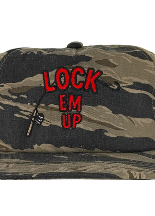 Lock Em Up Hat Custom Embroidered