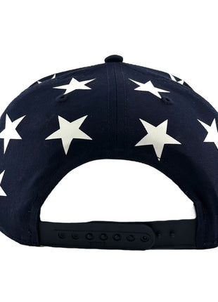 Made in Canada Embroidered on a red white blue with stars SnapBack Hat Cap Custom Embroidery