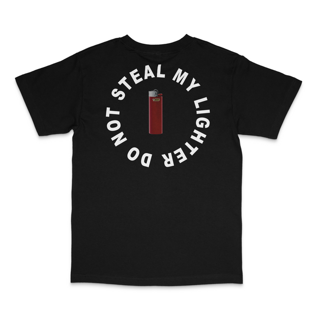 Do Not Steal My Lighter Custom Printed T-Shirt
