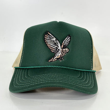 DOVE HUNTING HAT Khaki Mesh Green Foam Front SnapBack Trucker Cap Hat