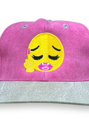 HAVING A BAD DAY EMOJI HAT CUSTOM EMBROIDERY