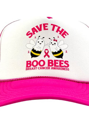 Save the boobies pink mesh trucker SnapBack hat cap custom print