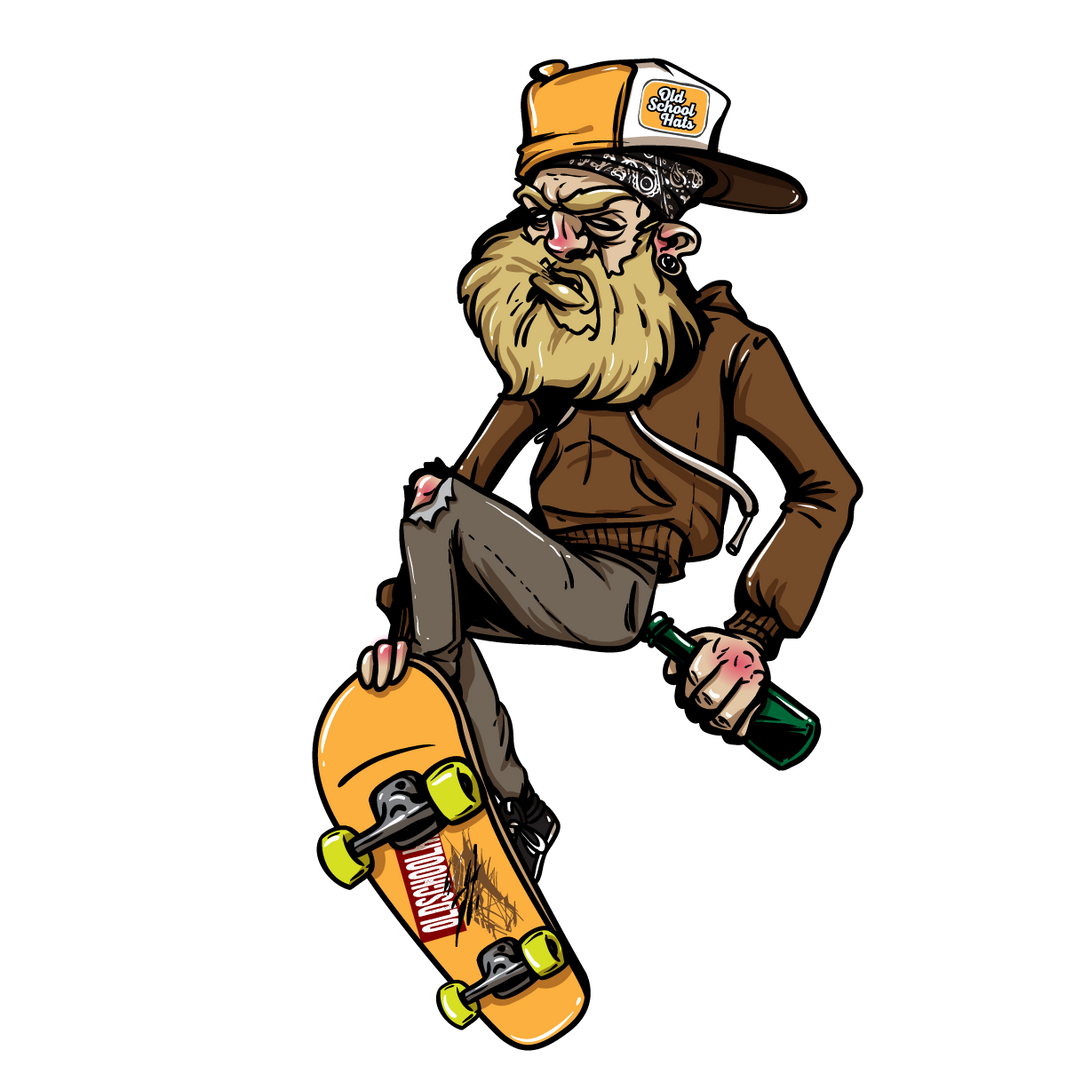 30 black 30 red production order Old School Hats