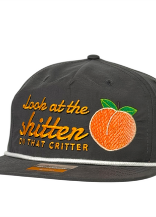Look at the Shitter Hat Justin Stagner Collab Snapback Rope Cap Funny Southern Hat