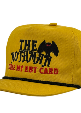 The Mothman Stole My EBT Card Embroidered Hat