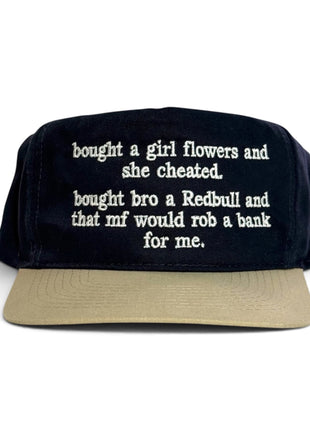 Bought a girl flowers embroidered trucker hat