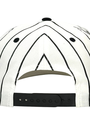 Crankin My Hog Pinstripe Hat Custom Embroidered