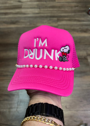 IM DRUNK HAT Custom Embroidered