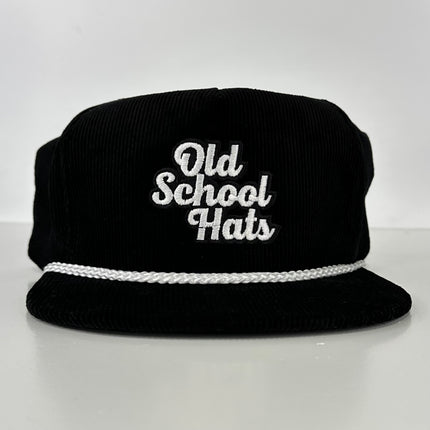 OLD SCHOOL HATS Corduroy Limited Edition￼ Custom Embroidered