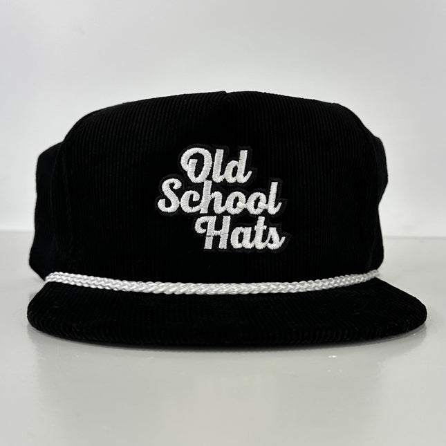 OLD SCHOOL HATS Corduroy Limited Edition￼ Custom Embroidered