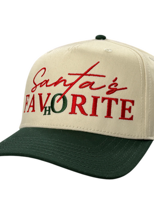 Santa’s Favorite Ho Ho Hat custom embroidered Funny Christmas gift￼