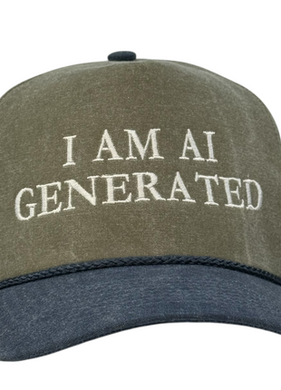 I am AI Generated Hat Custom Embroidered￼
