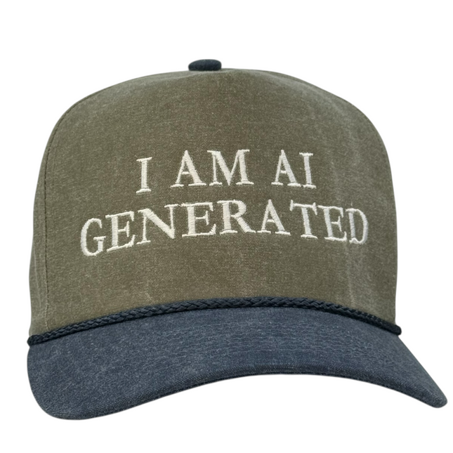 I am AI Generated Hat Custom Embroidered￼