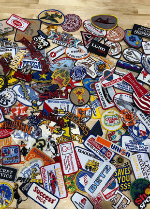 25pcs lot Random Mix Sew-on Iron on Patches Fashion Embroidered