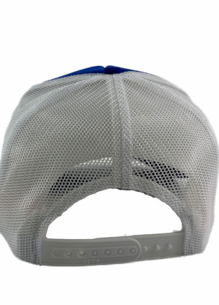 Lightweights Podcast Official Merch Blue/White Mesh SnapBack Hat Custom Embroidered