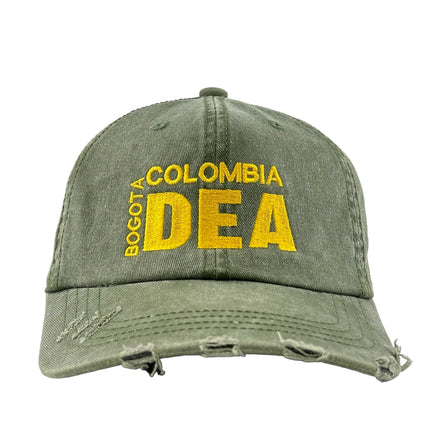 BOGOTA COLOMBIA DEA HAT Custom Embroidered Strapback