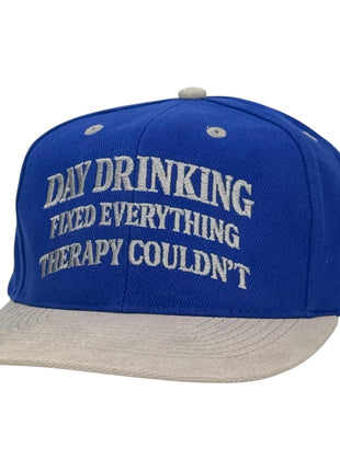 Day Drinking Therapy Hat Custom Embroidered