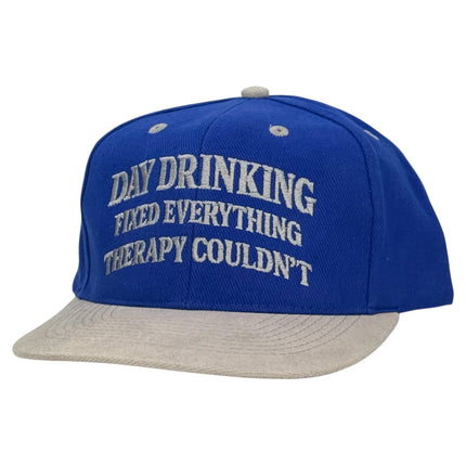 Day Drinking Therapy Hat Custom Embroidered