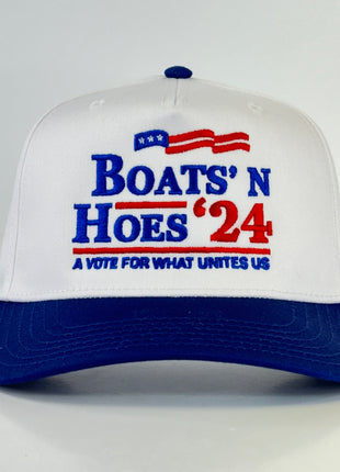 BOATS N HOES 24 HAT Custom Embroidered￼