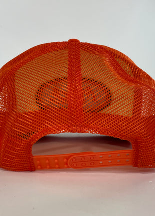 Mack Trucks Custom Embroidered Orange Mesh SnapBack cap Hat