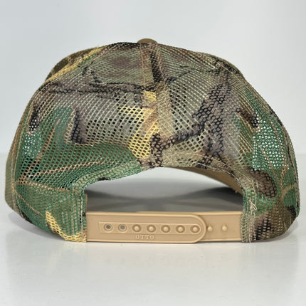 Milf Hunter Custom Embroidered Camo Mesh SnapBack Hat Cap