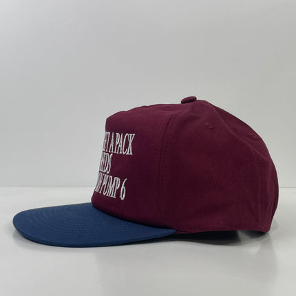 Lemme Get A Pack Of Reds And $10 On Pump 6 Maroon/Navy SnapBack Custom Embroidered Hat