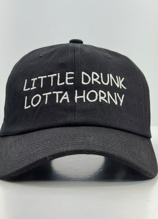 Little Drunk Custom Embroidered Dad Hat