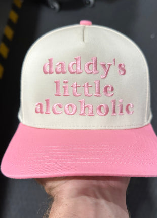 DADDY’S LITTLE ALCOHOLIC HAT Custom Embroidery