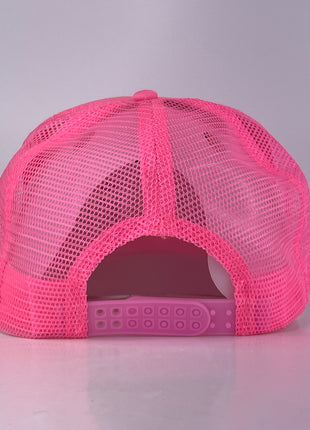 I Only Listen To Chappell Roan Pink Mesh Custom Embroidered Hat