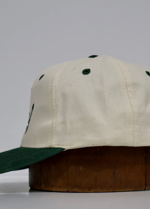 Try Something New Custom Embroidered Green Suede/Cream Snapback Franznfamilyfootwear Official Collab