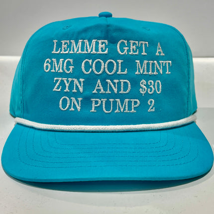 Lemme Get A 6Mg Cool Mint Zyn and $30 On Pump 2