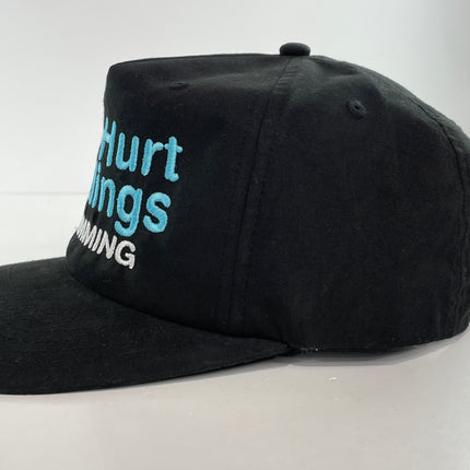Hurt Feeling Mac Miller Swimming Custom Embroidered SnapBack Black Cap