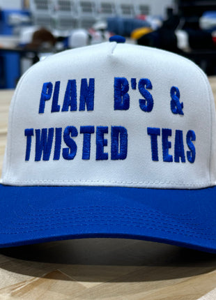 Plan B’s & Twisted Teas Blue Snapback Cap Hat Custom Embroidered