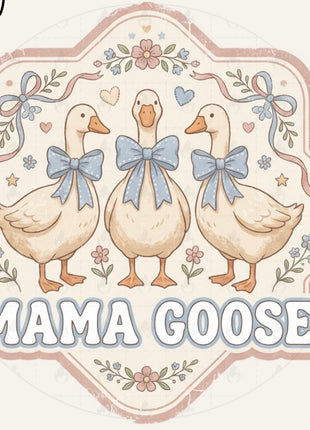 Mama Goose printed this shirt