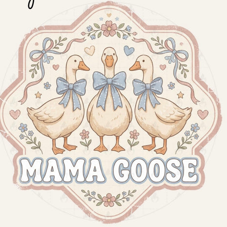 Mama Goose printed this shirt