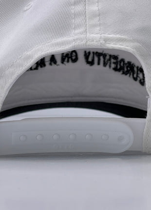 If You Are Reading This I Am Currently On A Bender custom embroidered black/white SnapBack